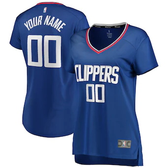 womens fanatics branded royal la clippers fast break custom-301